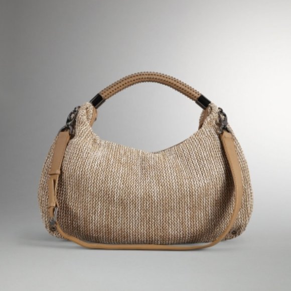 Kenneth Cole New York No Slouch Hobo NATURAL BLACK SANDSTONE - Picture 4 of 11